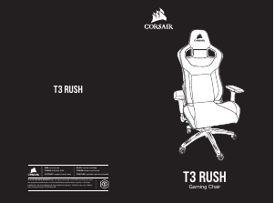Mode d’emploi Corsair T3 Rush Chaise de bureau