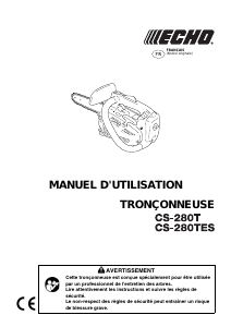 Mode d’emploi Echo CS-280TES Tronçonneuse