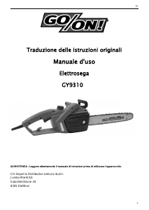 Manuale Go On! GY9310 Motosega