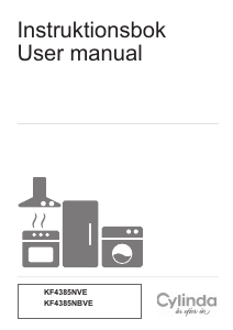 Manual Cylinda KF 4385NHSVE Fridge-Freezer