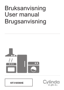 Brugsanvisning Cylinda KF 3185NHE Køle-fryseskab