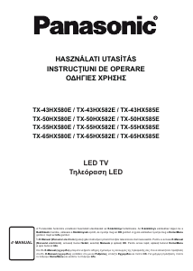 Manual Panasonic TX-50HX580EZ Televizor LED