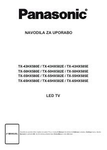 Priročnik Panasonic TX-50HX582E LED-televizor