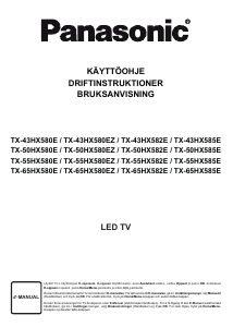 Käyttöohje Panasonic TX-55HX582E LED-televisio