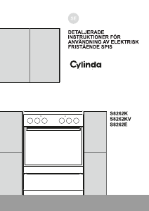 Bruksanvisning Cylinda S 8262 K Spis