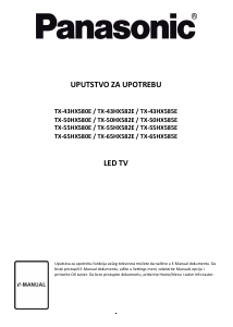 Priručnik Panasonic TX-55HX582E LED televizor