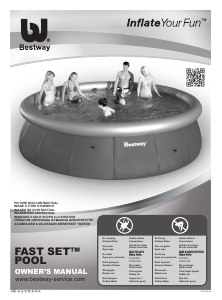 Instrukcja Bestway BW57018 Fast Set Basen