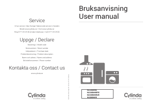 Handleiding Cylinda K 4385NHE Koelkast