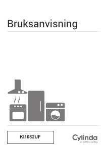 Bruksanvisning Cylinda KI 1082UF Kylskåp