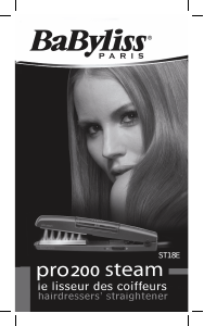 Руководство BaByliss ST18E Mini Steam Straight and Co Выпрямитель волос