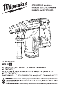 Manual Milwaukee 2915-20 Rotary Hammer