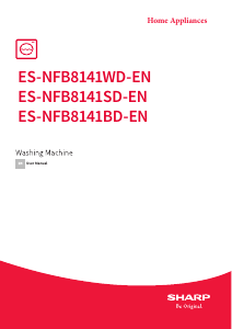 Manual Sharp ES-NFB8141SD-EN Washing Machine