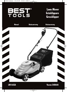 Bruksanvisning Best Tools LM1642A Gräsklippare