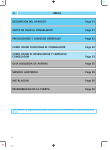 Manual de uso Whirlpool AFG 065/H/WP Congelador