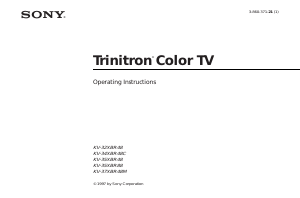 Handleiding Sony KV-35XBR88 Televisie