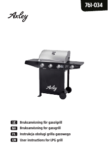 Manual Axley 761-034 Barbecue