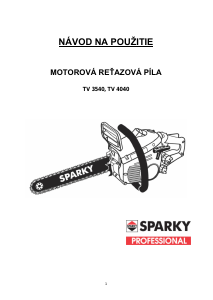 Návod Sparky TV 3540 Reťazová píla