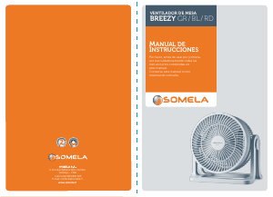 Manual de uso Somela Breezy BL Ventilador