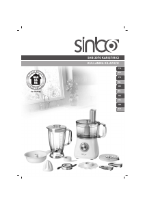 Handleiding Sinbo SHB 3070 Keukenmachine