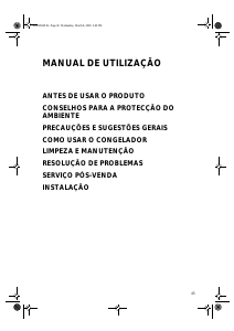 Manual Whirlpool AFG 821 NF Congelador