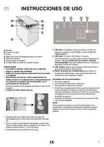Manual de uso Whirlpool WH2111 Congelador