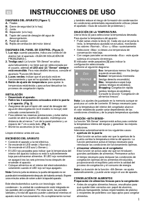 Manual de uso Whirlpool WHE22333 Congelador