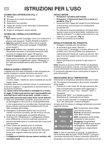 Manuale Whirlpool WHE25352 F Congelatore