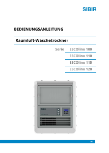 Bedienungsanleitung SIBIR ESCOlino 110 Trockner