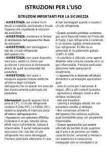 Manuale Whirlpool WHS1020 Congelatore