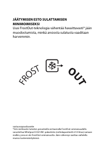 Käyttöohje Whirlpool WHS20102 FO Pakastin