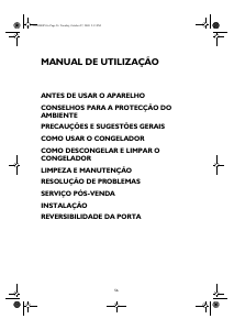 Manual Whirlpool WV1500 W Congelador