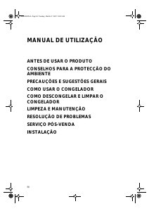 Manual Whirlpool WV1601 W Congelador
