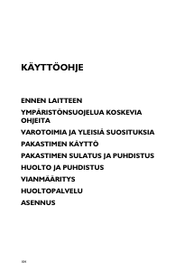 Käyttöohje Whirlpool WV1701 X Pakastin