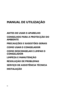 Manual Whirlpool WV1701 X Congelador
