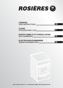 Manual Rosières RMC 5311 RB/1 Range