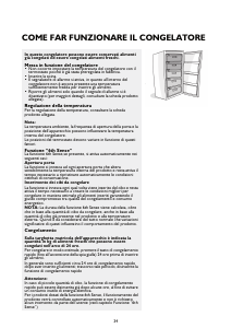 Manuale Whirlpool WVE1883 NF IX Congelatore