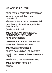 Manuál Whirlpool 20RA-D3 SF Lednice s mrazákem