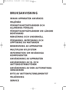 Bruksanvisning Whirlpool 20RA-D3 SF Kyl-frys