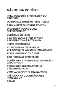 Návod Whirlpool 20RA-D3 SF Chladnička s mrazničkou