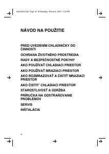 Návod Whirlpool ARC 2130 Chladnička s mrazničkou