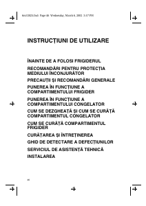 Manual Whirlpool ARC 2130 Combina frigorifica