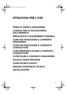 Manuale Whirlpool ARC 2210 Frigorifero-congelatore