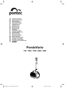 Manual Pontec PondoVario 3500 Bomba de fonte