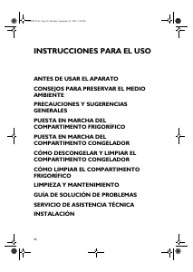 Manual de uso Whirlpool ARC 2220 WH Frigorífico combinado