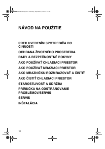 Návod Whirlpool ARC 2253/1/AL Chladnička s mrazničkou
