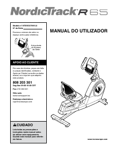 Manual NordicTrack R 65 Bicicleta estática