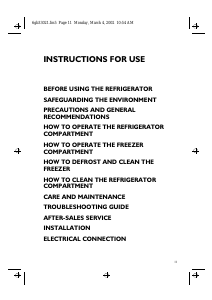 Manual Whirlpool ARC 2990/BR Fridge-Freezer
