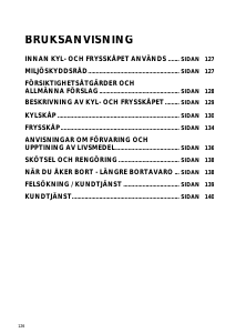 Bruksanvisning Whirlpool ARC 4130/2/IX Kyl-frys