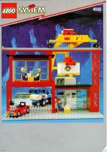 Manual Lego set 4555 Trains Cargo station