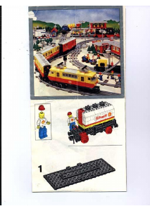 Manual Lego set 7816 Trains Shell tank wagon
